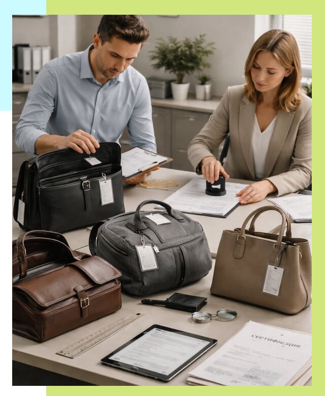 Сертификация сумок в Белебее от 7651 руб. | Алешин-Блб