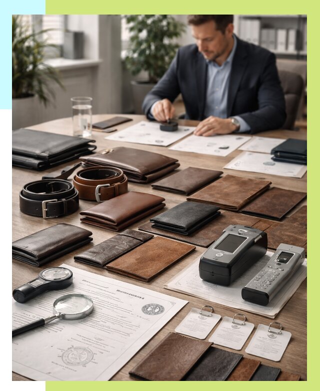 Сертификация кожаных изделий в Белебее от 12241 р. | Алешин-Блб