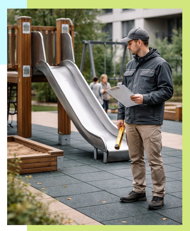 Сертификация детских площадок в Белебее от 25503 р. | Алешин-Блб