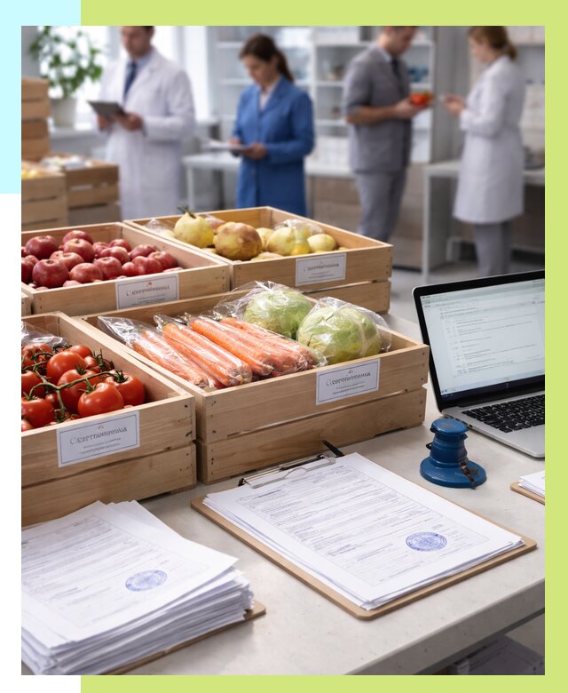 Сертификация овощей и фруктов в Белебее от 8671 р. | Алешин-Блб