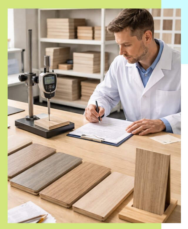 Сертификация ламината с испытаниями и оформлением документов в Белебее