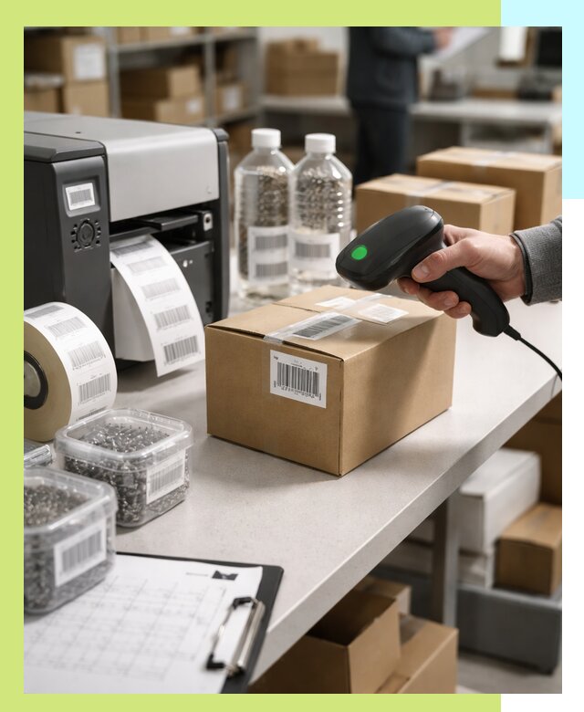 Штрихкодирование продукции и маркировка для продажи в Белебее