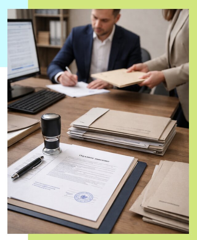 Отказное письмо для таможни в Белебее от 3060 р, Алешин-Блб