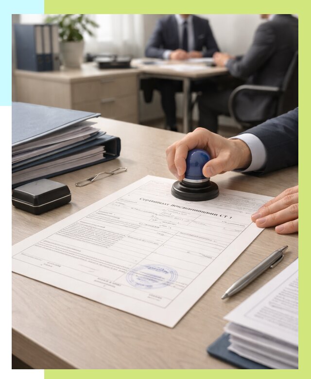 Сертификат происхождения СТ 1 в Белебее от 4590 р. | Алешин-Блб