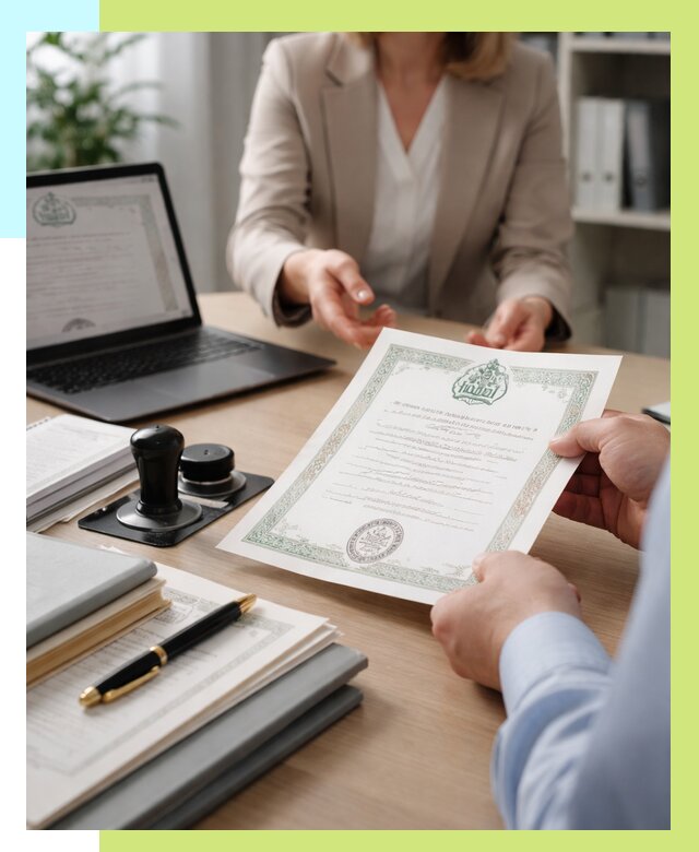 Халяль сертификат в Белебее, получить от 15302 р. | Алешин-Блб