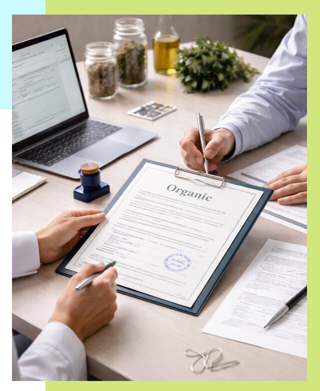 Оформление сертификат органик в Белебее от 30603 р. | Алешин-Блб