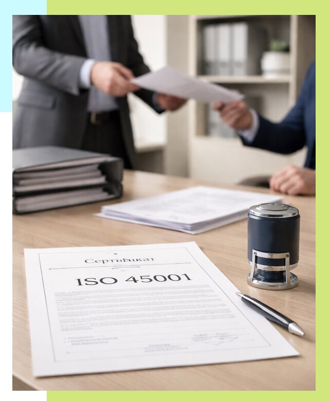 Сертификат ISO 45001 в Белебее под ключ от 45905 р. | Алешин-Блб