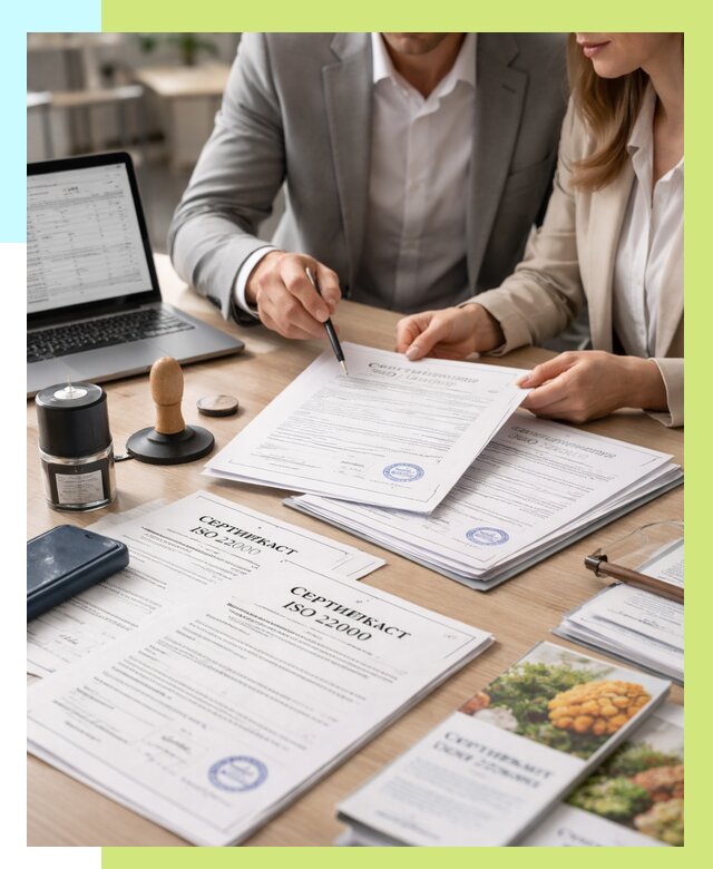 Сертификат ISO 22000 в Белебее от 40804 р. под ключ | Алешин-Блб