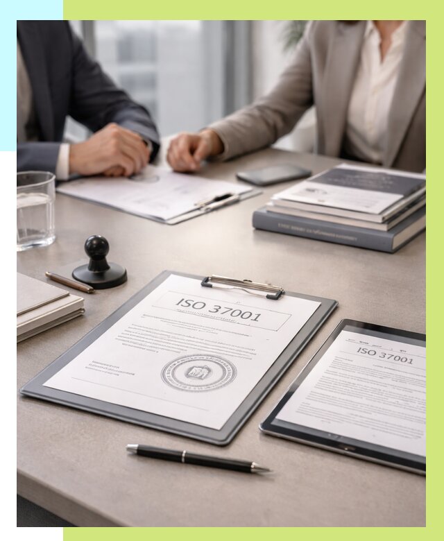 Сертификат ISO 37001 в Белебее оформить от 122412 р. Алешин-Блб